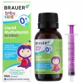 Brauer Liquid Multivitamin For Infant giúp Tăng Cường Hệ Miễn Dịch và Phát Triển Toàn Diện Cho Bé