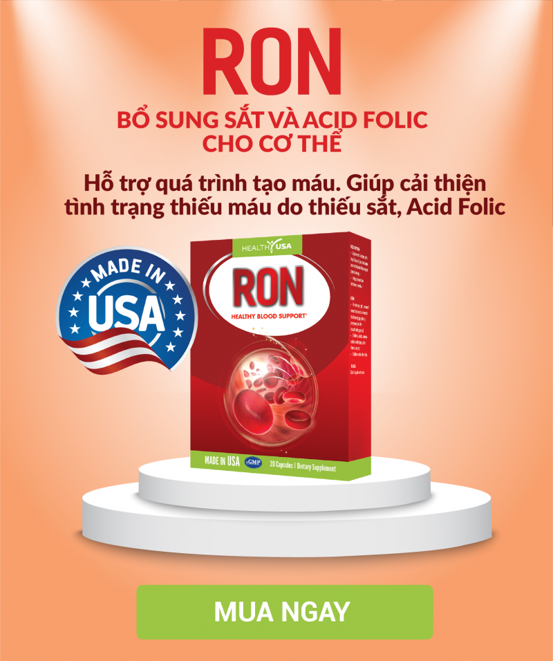 Cách Dùng HEALTHY USA RON Healthy Blood Support: