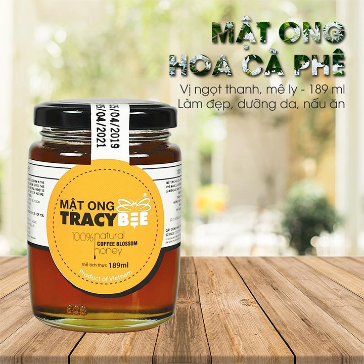 Công Dụng Mật Ong Tracybee 100% Natural Coffee Blossom Honey 189ml: