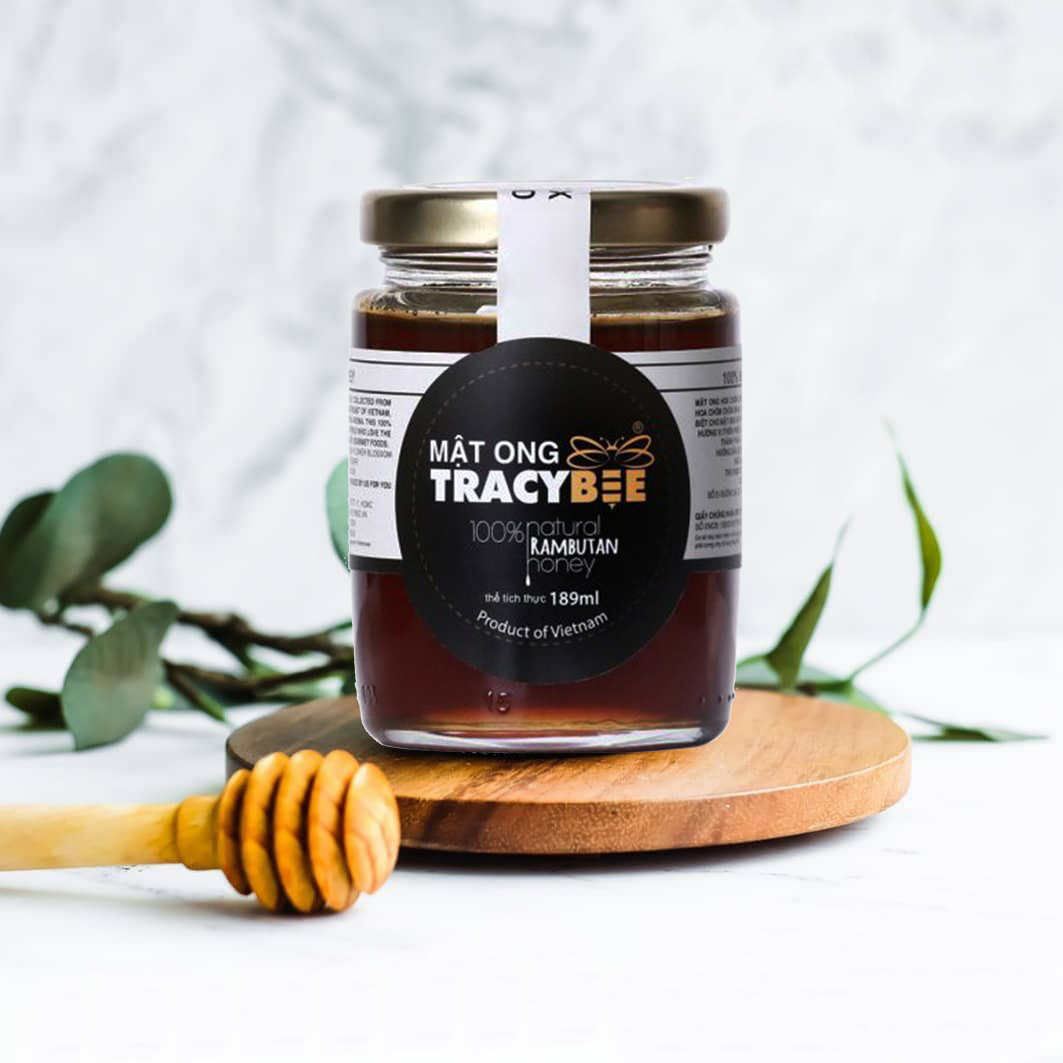 Thành Phần Mật Ong Tracybee 100% Natural Rambutan Honey 189ml: