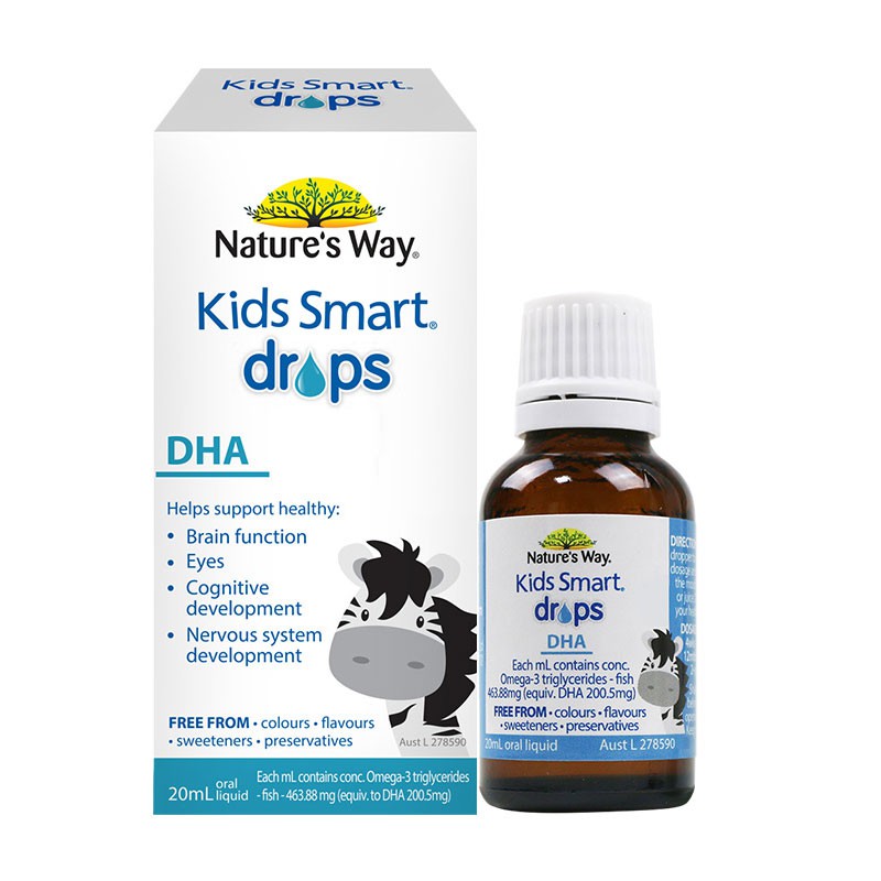 Công Dụng Nature's Way Kids Smart Drop DHA:
