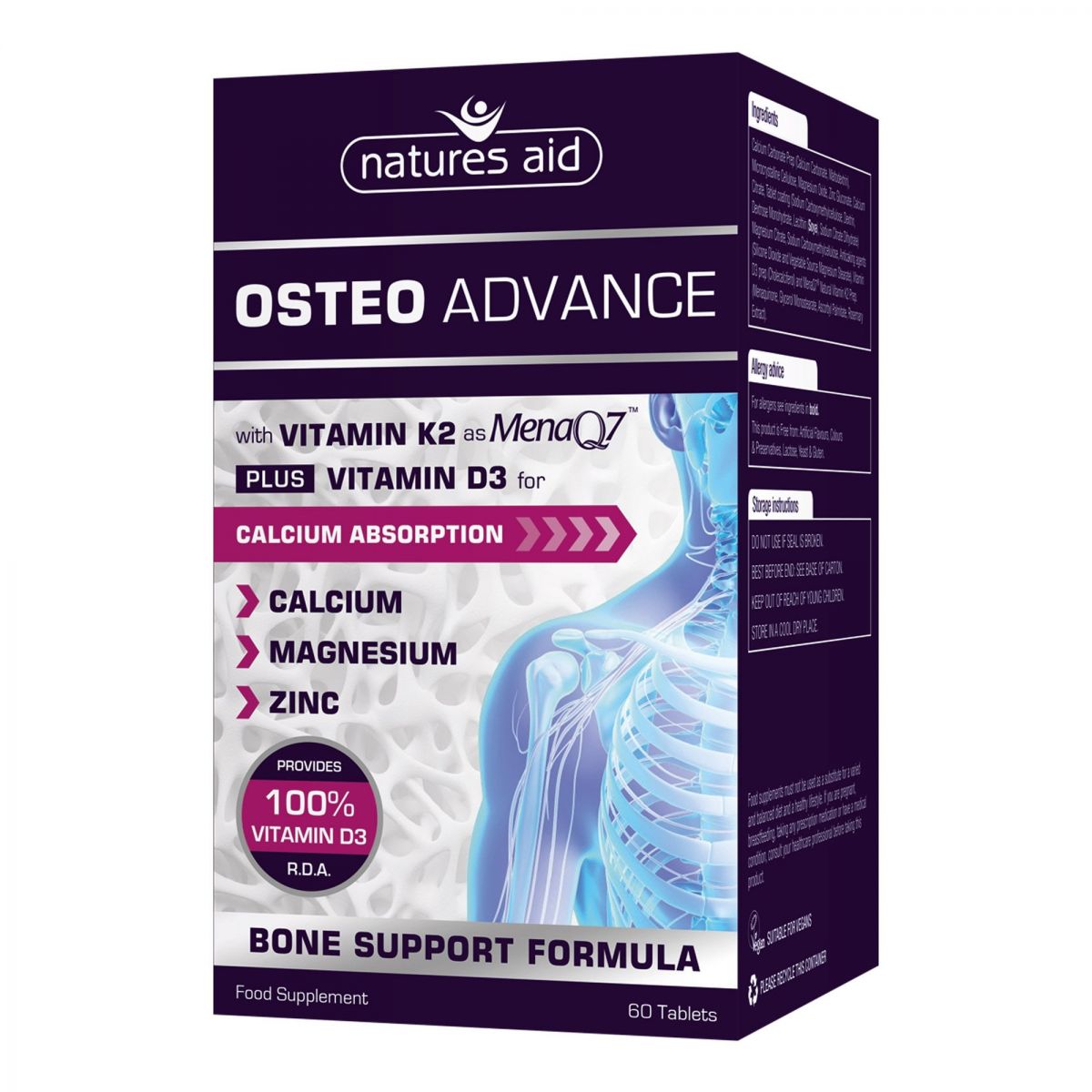 công dụng Natures Aid Osteo Advance: