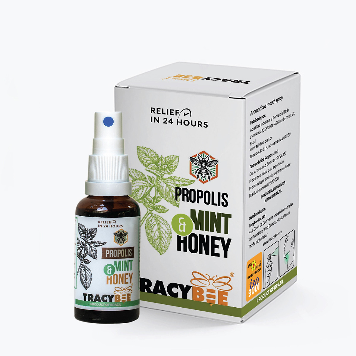 Cách Dùng Tracybee Propolis Mint & Honey: