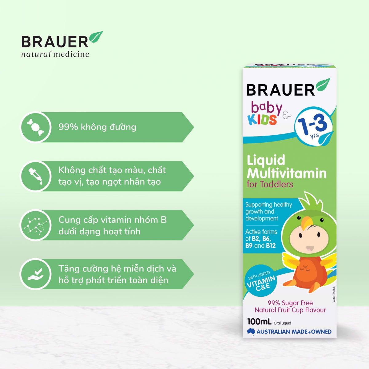 thành phần brauer liquid multivitamin for toodlers