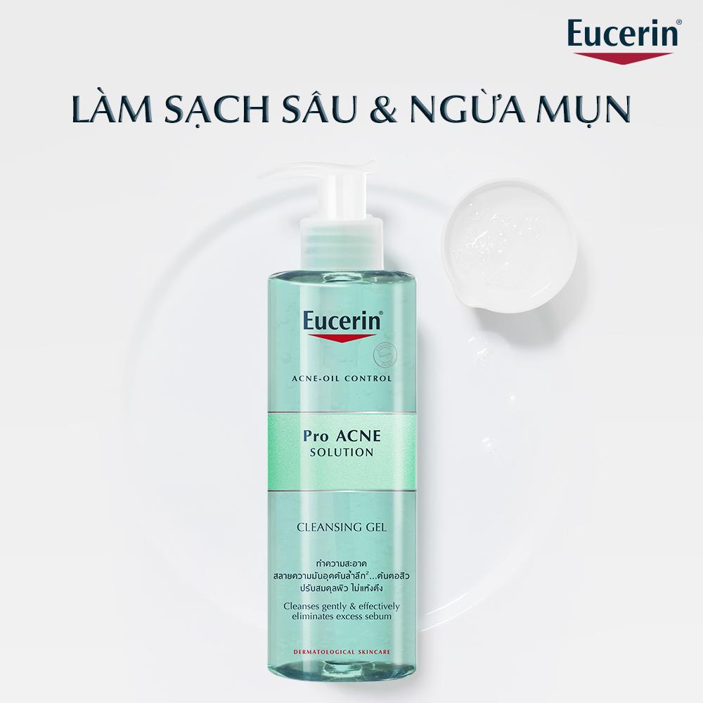 cherry spa công dụng Eucerin Pro Acne Cleansing Gel