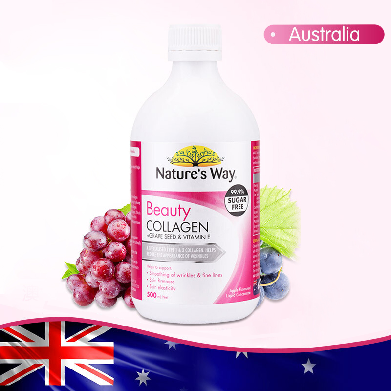 cherry spa công dụng Nature's Way Beauty Collagen Liquid 500ml