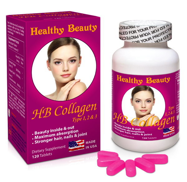 cherry spa công dụng HB Collagen Type 1, 2 & 3