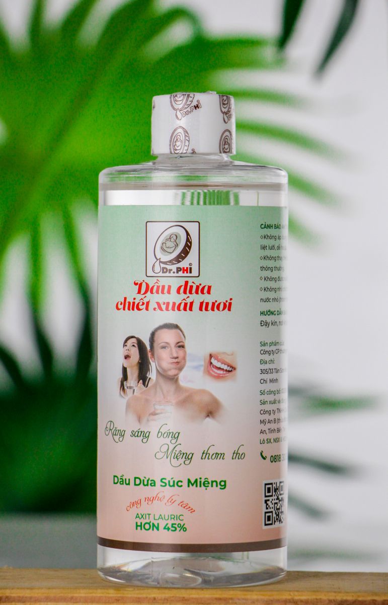 cherry spa hướng dẫn sử dụng Dầu dừa Dr.Phi