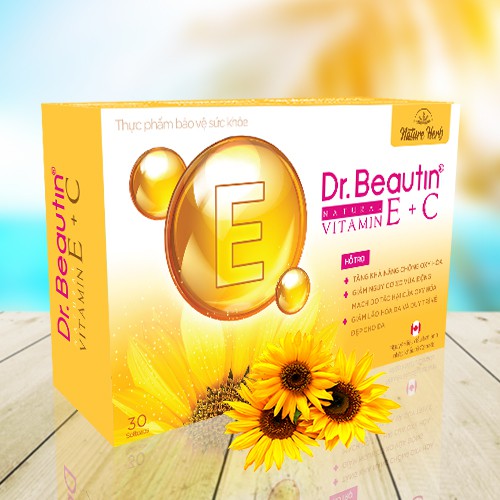 cherry spa hướng dẫn sử dụng Dr.Beautin Natural Vitamin E + C