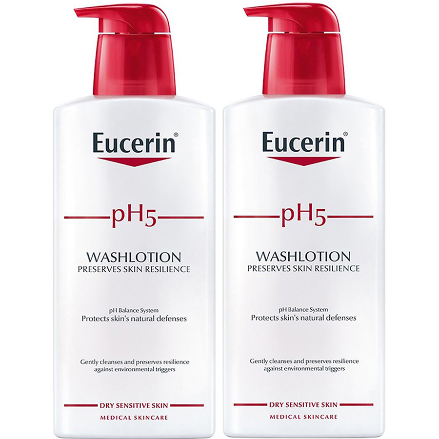 cherry spa hướng dẫn sử dụng Eucerin PH5 WASHLOTION