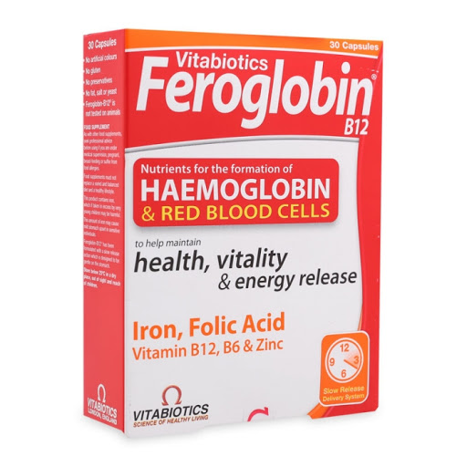 cherry spa hướng dẫn sử dụng Vitabiotics Feroglobin B12