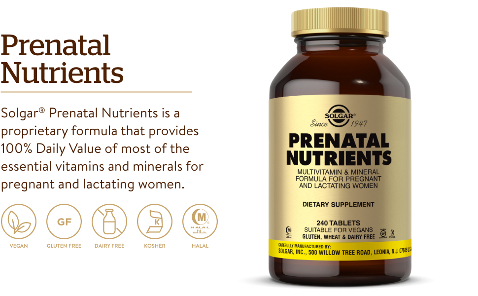 cherry spa hướng dẫn sử dụng Solgar Prenatal Nutrients