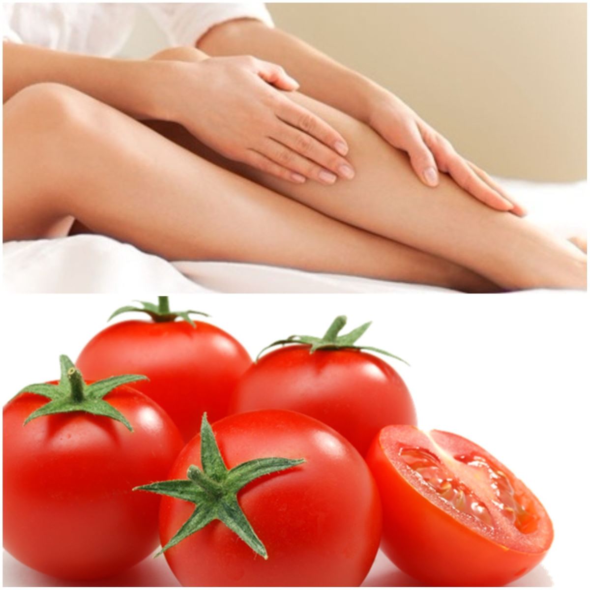 cách làm rụng lông chân bằng cà chua