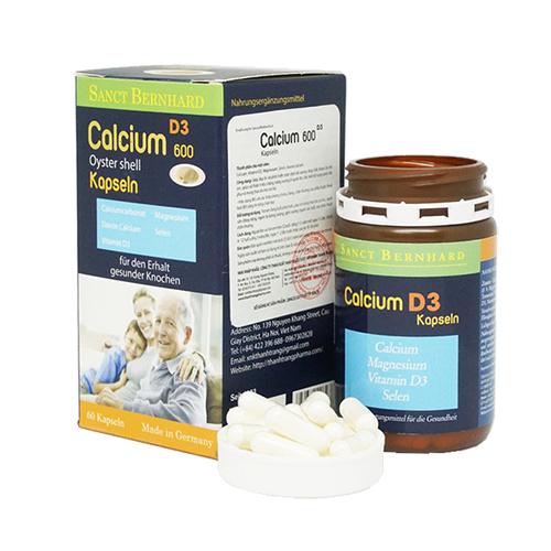 cherry spa thành phần Calcium 600 D3