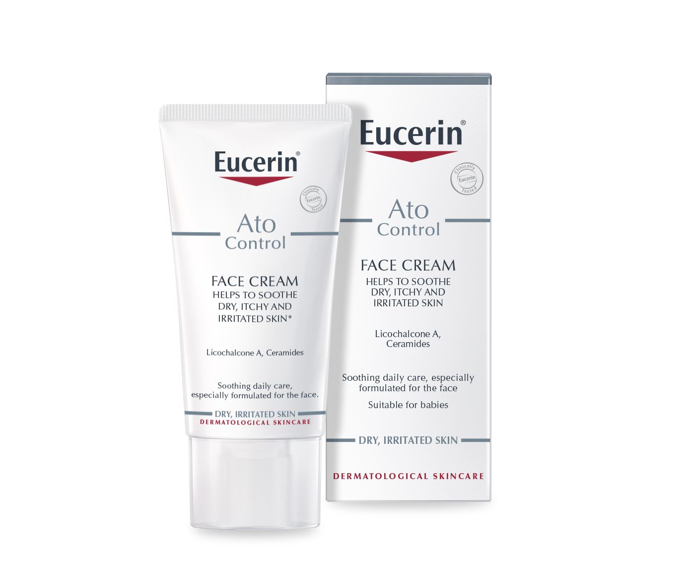 cherry spa thành phần Eucerin Ato Control Face Care Cream