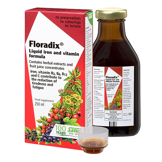 cherry spa thành phần Floradix Liquid