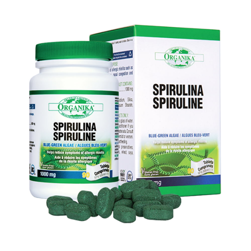 cherry spa thành phần Organika Spirulina Spiruline