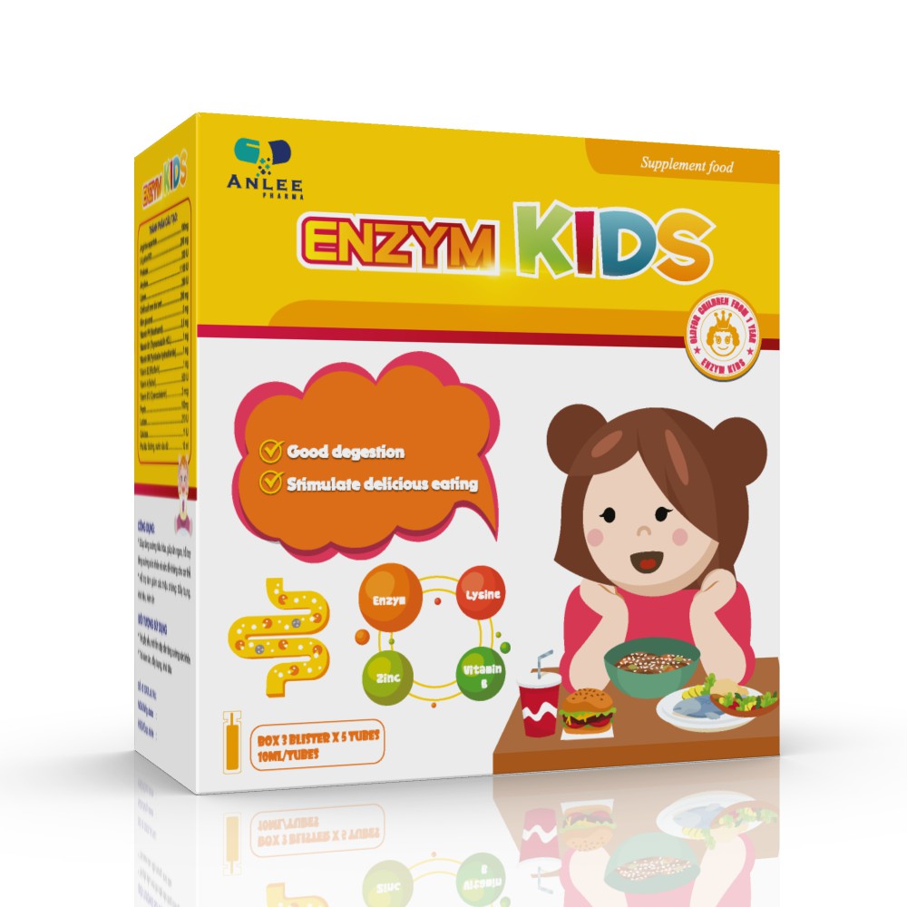 cherry spa hướng dẫn sử dụng Siro Enzym Kids