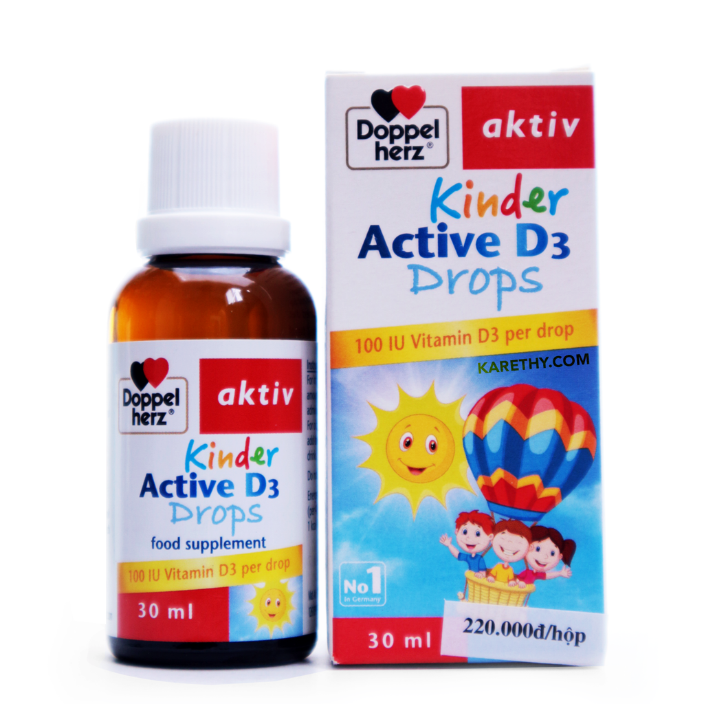 cherry spa thành phần Siro Kinder Active D3 Drops