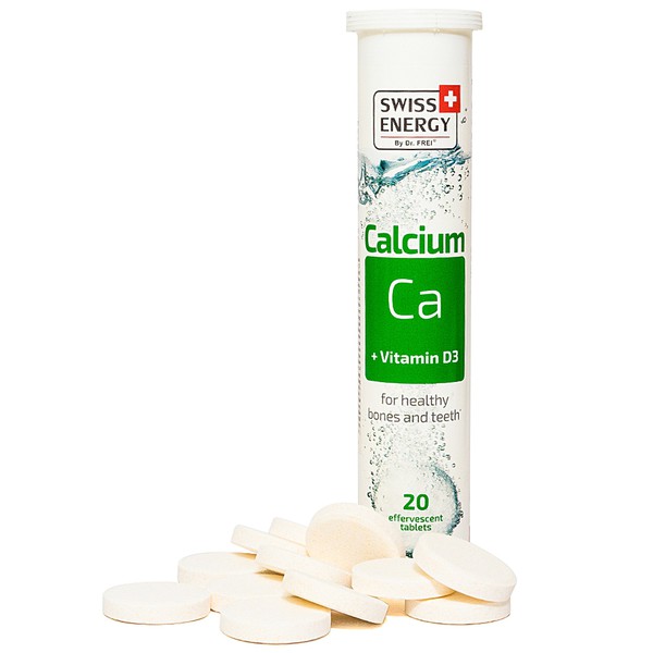 cherry spa thành phần Viên Sủi Swiss Energy Calcium D3