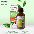Brauer Baby & Kids Liquid Vitamin C Bổ Sung Vitamin C Và Hỗ Trợ Tăng Sức Đề Kháng Chai 100ml