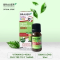 Brauer Baby & Kids Liquid Vitamin D 400IU giúp bé Phát Triển Hệ Xương và Hệ Miễn Dịch Khỏe Mạnh