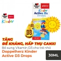 Siro Kinder Active D3 Drops bổ sung số lượng Vitamin D3, giúp ngăn ngừa tình trạng còi xương ở trẻ
