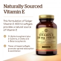 Solgar Vitamin E ngăn ngừa các dấu hiệu lão hóa sớm & tốt cho mắt
