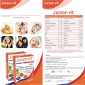 Sản phẩm HealthAid Junior Vit hỗ trợ tăng cường sức khỏe & sự phát triển của trẻ