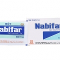 Bột Vệ Sinh Phụ Nữ Nabifar ngăn ngừa bệnh phụ khoa và giúp khử mùi hôi hộp 10 gói