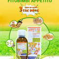 Sản phẩm Siro Appetito Bimbi hỗ trợ tiêu hóa, giúp trẻ ăn ngon và phát triển toàn diện