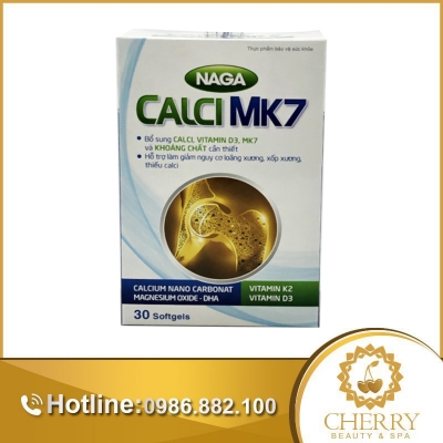 Sản phẩm CALCI MK7 giúp làm giảm nguy cơ loãng xương và răng chắc khỏe