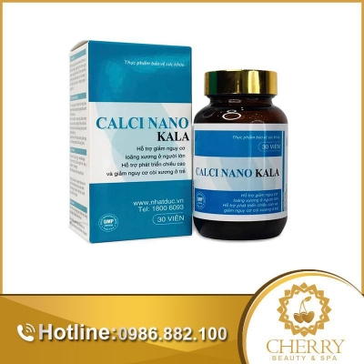 Sản phẩm Calci Nano Kala hỗ trợ phát triển chiều cao và giảm nguy cơ loãng xương