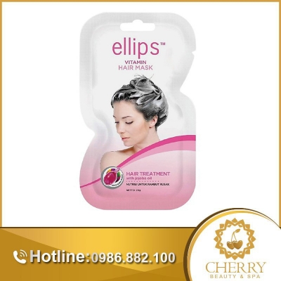 Mặt nạ u tóc Ellips Hair Treatment phục hồi tóc hư tổn