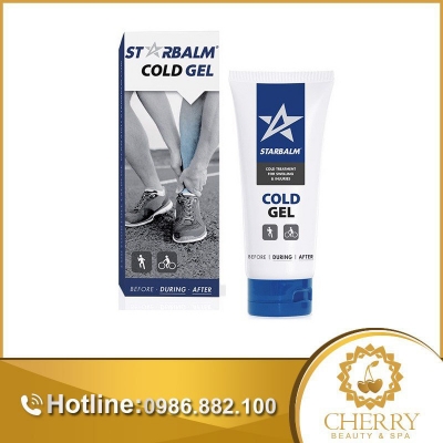 Gel Làm Lạnh Starbalm giúp giảm chấn thương và giảm đau do căng cơ, bầm tím, bong gân chai 100ml