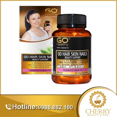 Sản phẩm GO Hair Skin Nails Beauty Support ngừa lão hóa da, giúp móng, tóc chắc khỏe