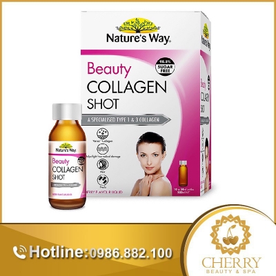 Sản phẩm Nature’s Way Beauty Collagen Shot giúp trẻ hóa da và tăng độ đàn hồi cho da