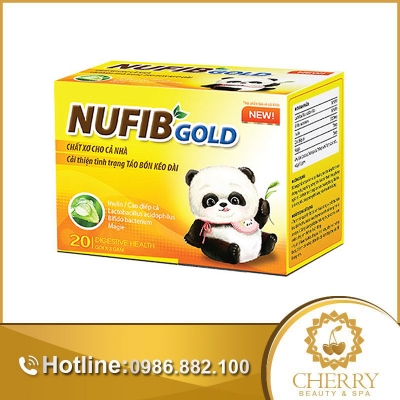 Sản phẩm Nufib Gold New giúp bổ sung chất xơ tự nhiên và vi khuẩn có lợi