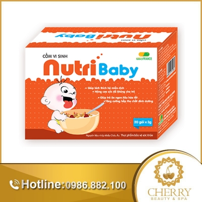 Cốm vi sinh Nutri Baby ngăn ngừa viêm đường hô hấp và biếng ăn ở trẻ