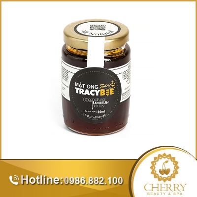 Mật Ong Tracybee 100% Natural Rambutan Honey 189ml Mật Ong Hoa Chôm Chôm Giúp Làm Đẹp Và Dưỡng Da