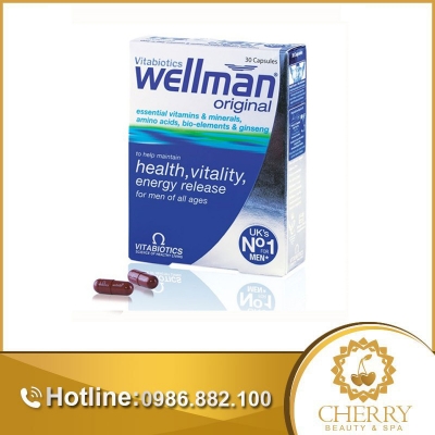 Vitabiotics Wellman Original giúp phái mạnh giữ vững phong độ
