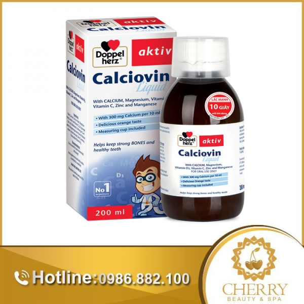 Kinder Calciovin Liquid bổ sung khoáng chất và các vitamin thiết yếu
